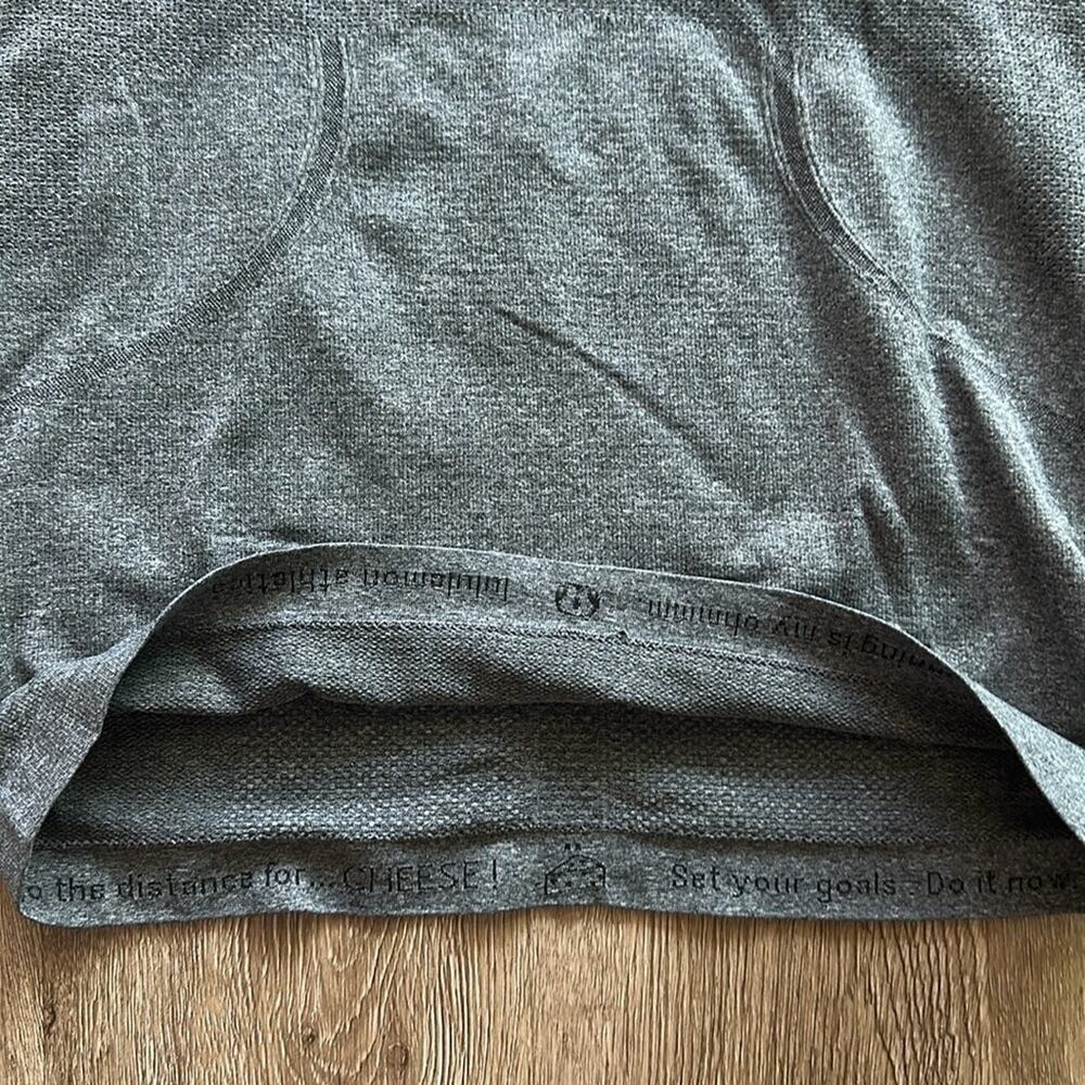 Lululemon Swiftly Racerback Tank Top Grey 6 Lightweight - Picture 2 of 5